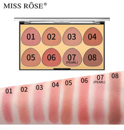 Miss Rose 8-Color Blush Palette