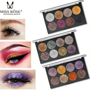 Miss Rose 8-Color Glitter Eyeshadow Palette