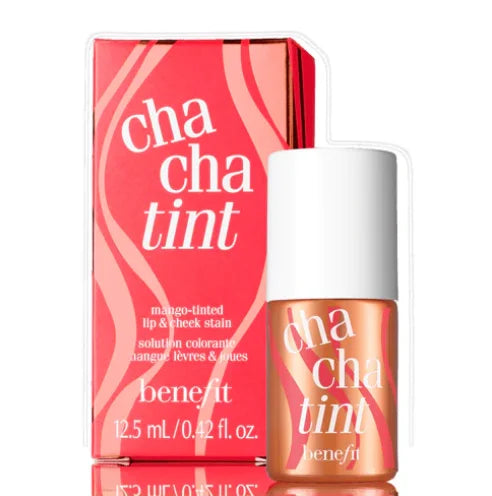 "6ml of Radiant Charm: Benefit Cha Cha Lip & Cheek Tint"