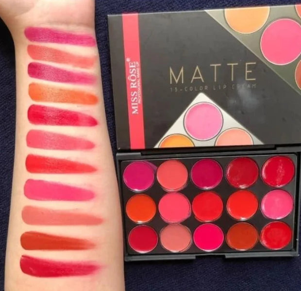Miss Rose Matte Lipstick Collection Palette