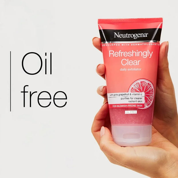Neutrogena Refreshingly Clear Oil-Free Daily Exfoliator – 150ml
