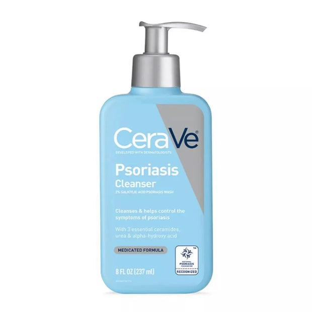 CeraVe Psoriasis Cleanser with 2% Salicylic Acid - Psoriasis Wash (237ml)