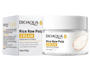 Revitalize with Bio Aqua Rice Raw Pulp Moisturizing Face Cream Sheet 50g