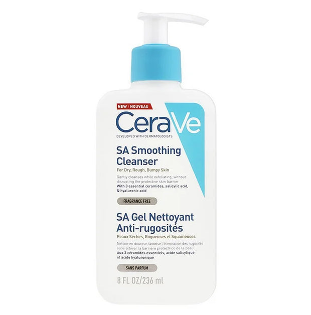 CeraVe SA Smoothing Cleanser for Dry, Rough & Bumpy Skin - 236ml